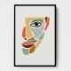 Color Abstract Faces #2 Wall Art