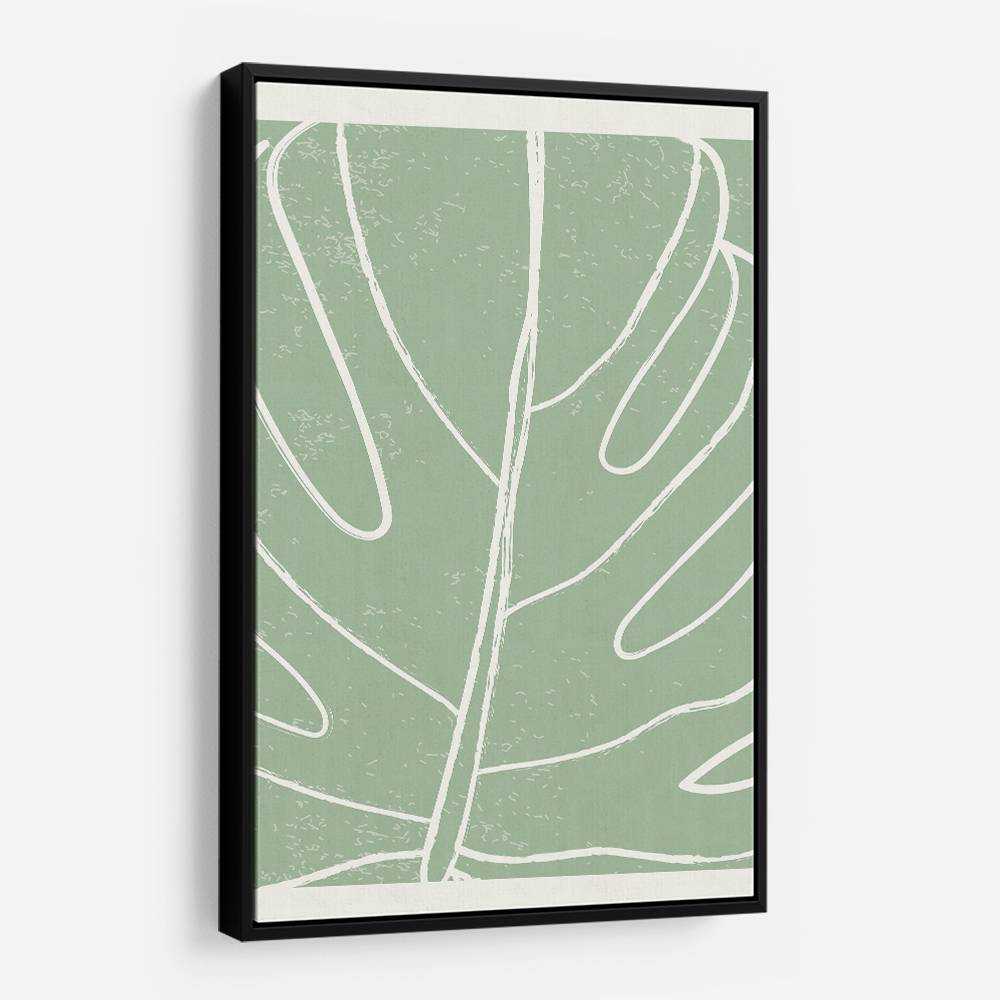 Minimal Monstera Collection #1 Wall Art