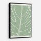 Minimal Monstera Collection #1 Wall Art