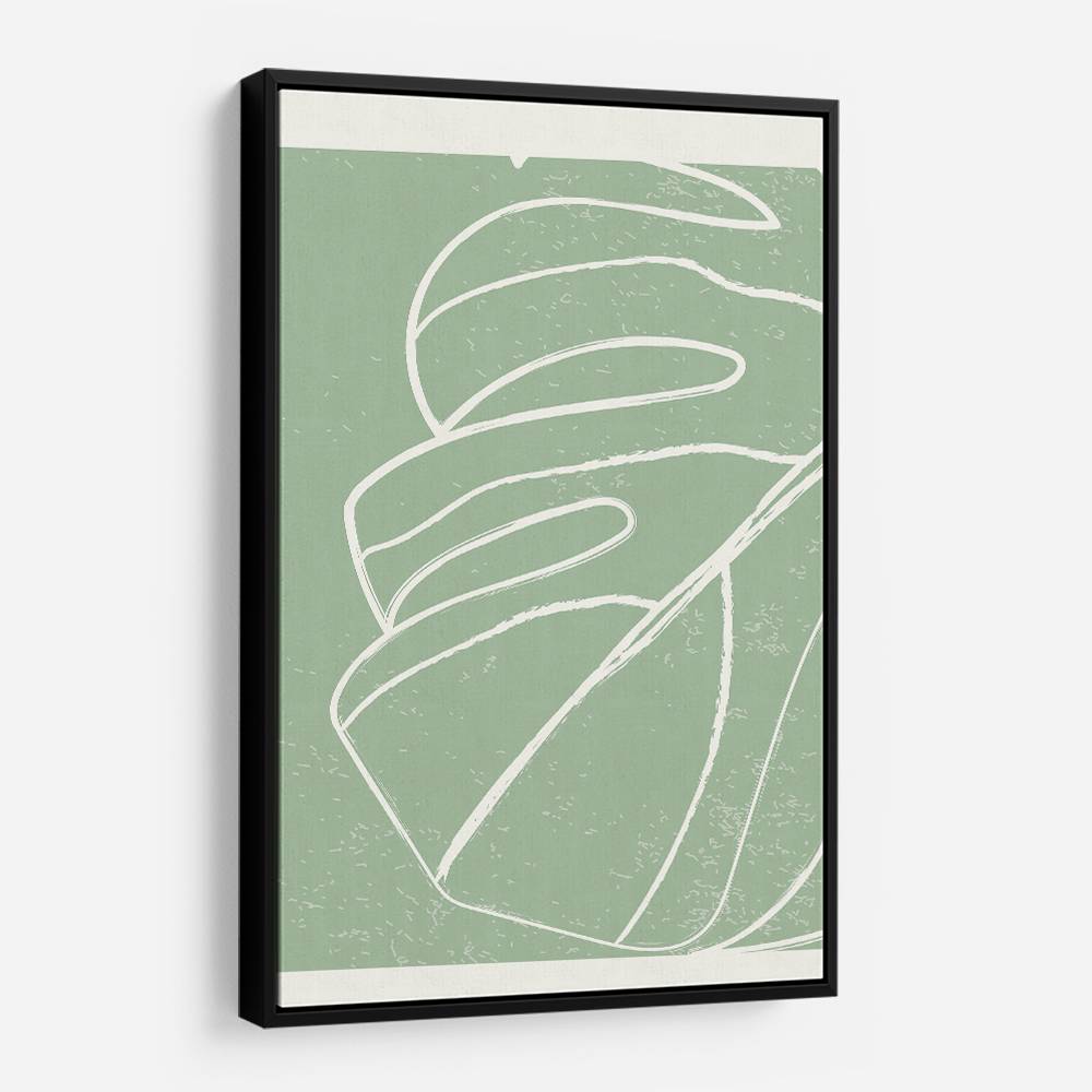 Minimal Monstera Collection #2 Wall Art