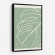 Minimal Monstera Collection #2 Wall Art
