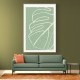 Minimal Monstera Collection #2 Wall Art