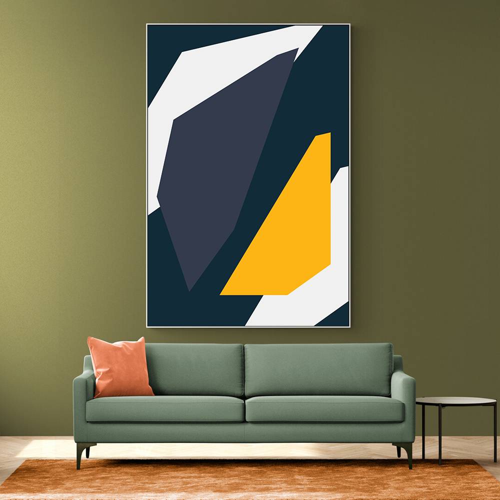 Vibrant Geometric Shapes #2 Wall Art