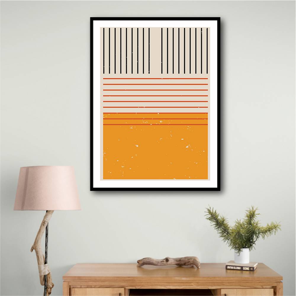 Vibrant Minimal Series #1 Wall Art