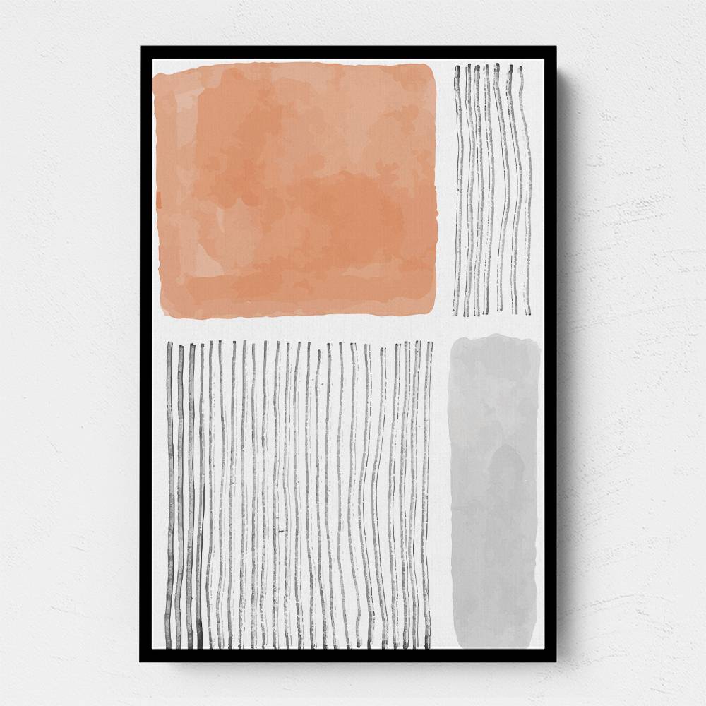Watercolor Lines Series #2 Wall Art
