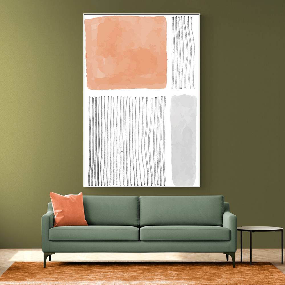 Watercolor Lines Series #2 Wall Art