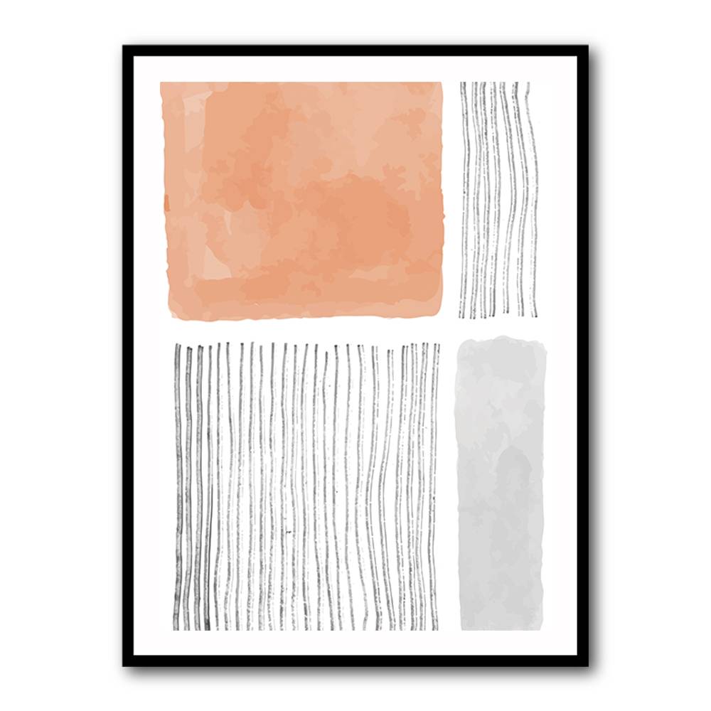 Watercolor Lines Series #2 Wall Art