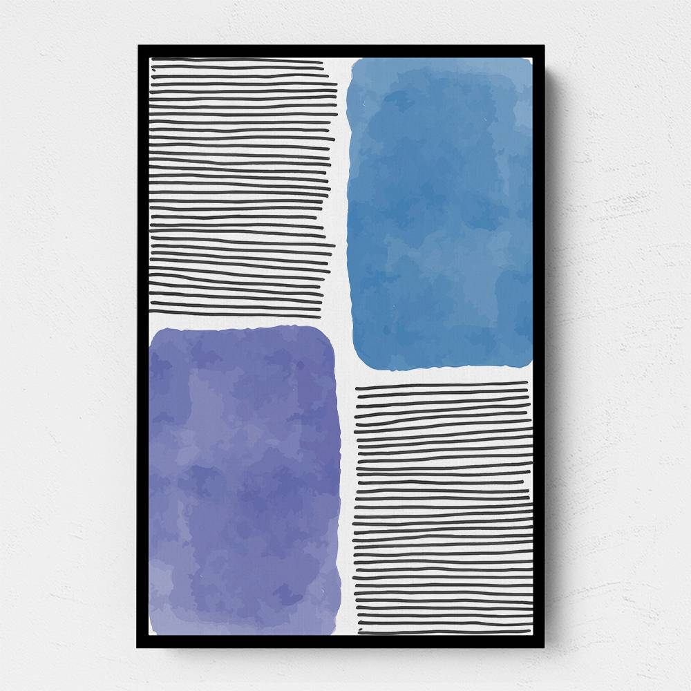 Watercolor Lines Series #1 Wall Art