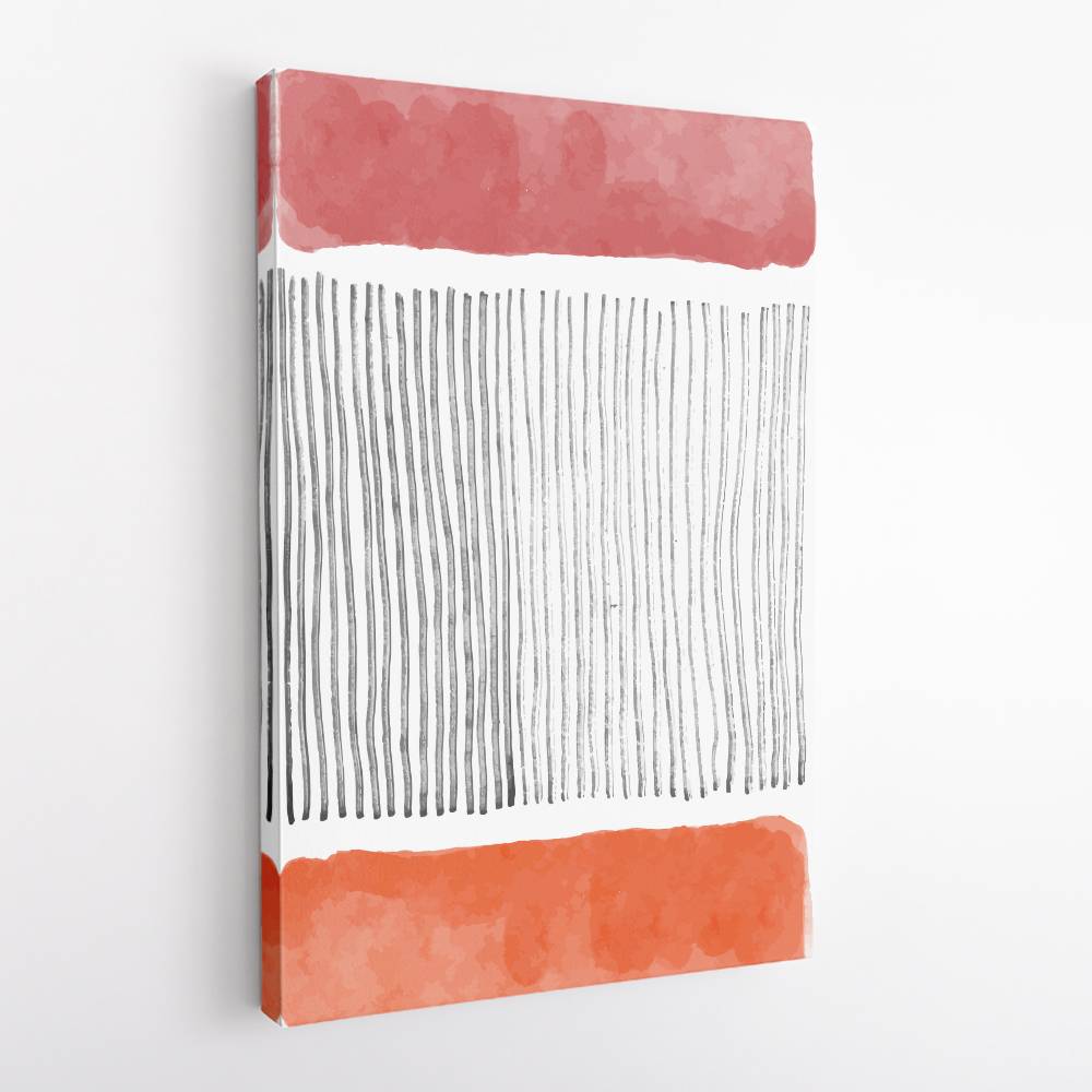 Watercolor Lines Series #4 Wall Art