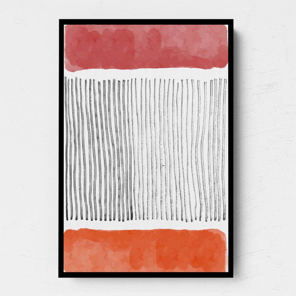 Watercolor Lines Series #4 Wall Art