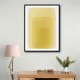 Yellow Watercolor Shapes #1 Wall Art