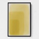  Yellow Watercolor Shapes #2 Wall Art