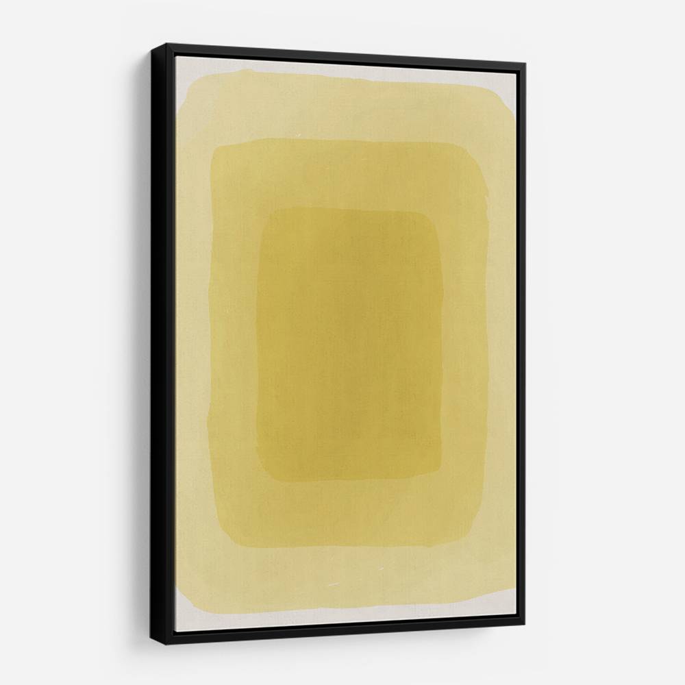 Yellow Watercolor Shapes #3 Wall Art