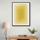 Yellow Watercolor Shapes #3 Wall Art