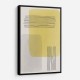 Yellow Watercolor Shapes Series #1 Wall Art