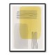 Yellow Watercolor Shapes Series #1 Wall Art