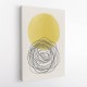 Yellow Watercolor Shapes Series #3 Wall Art