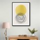 Yellow Watercolor Shapes Series #3 Wall Art