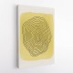 Yellow Watercolor Shapes Series #4 Wall Art