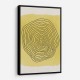 Yellow Watercolor Shapes Series #4 Wall Art