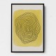 Yellow Watercolor Shapes Series #4 Wall Art