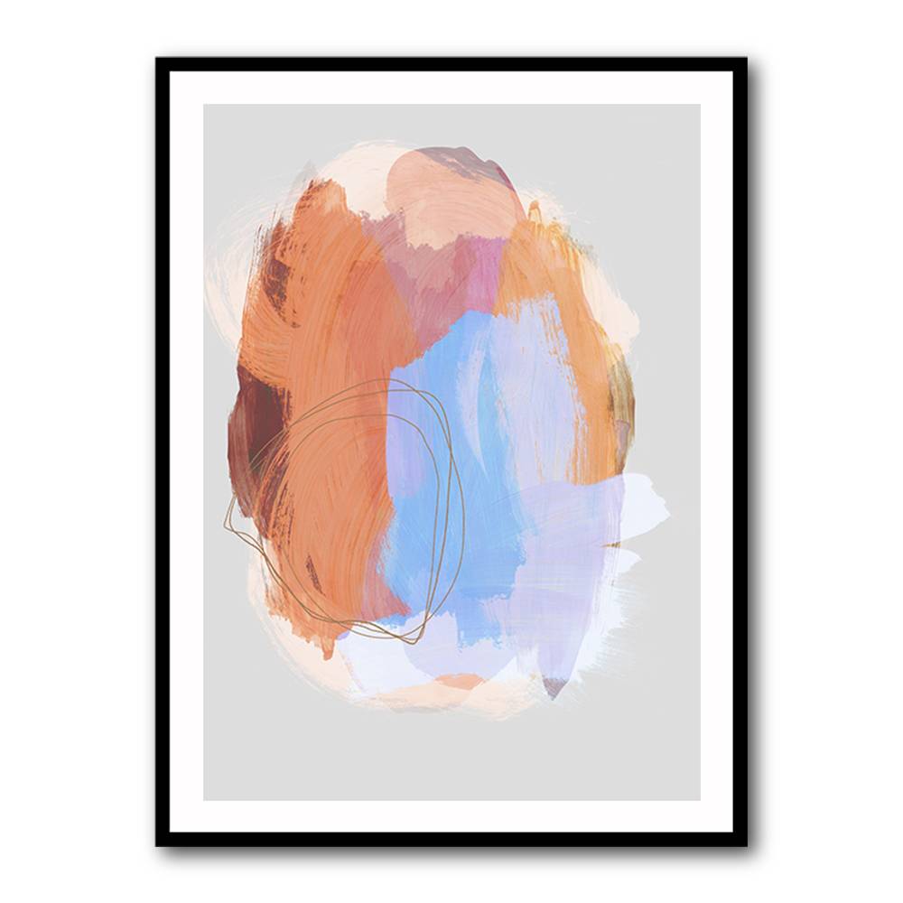 Abstract Brush Strokes 38Z Wall Art