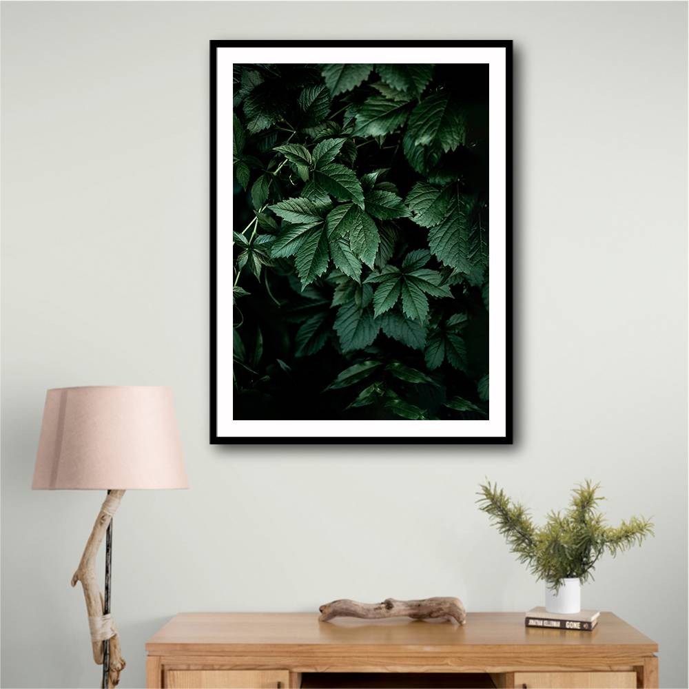 Dark Leaves 13 Wall Art