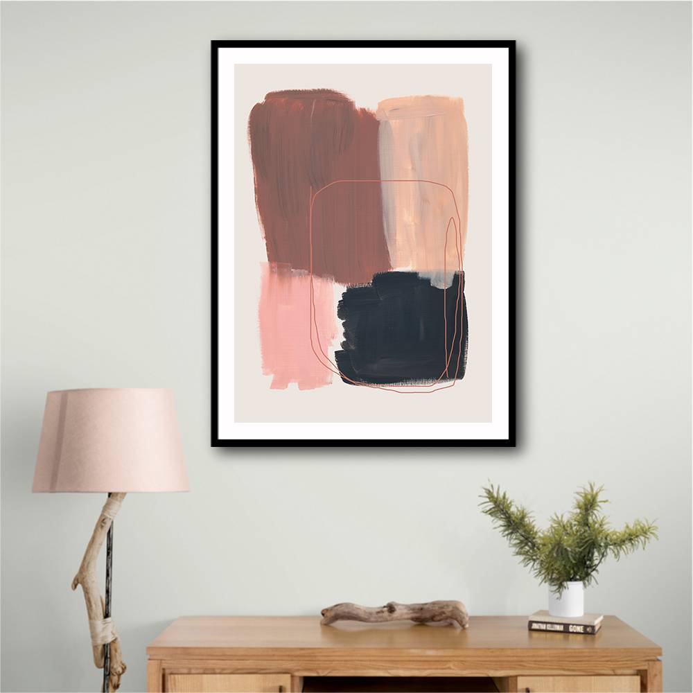Abstract Brush Strokes 120 Wall Art