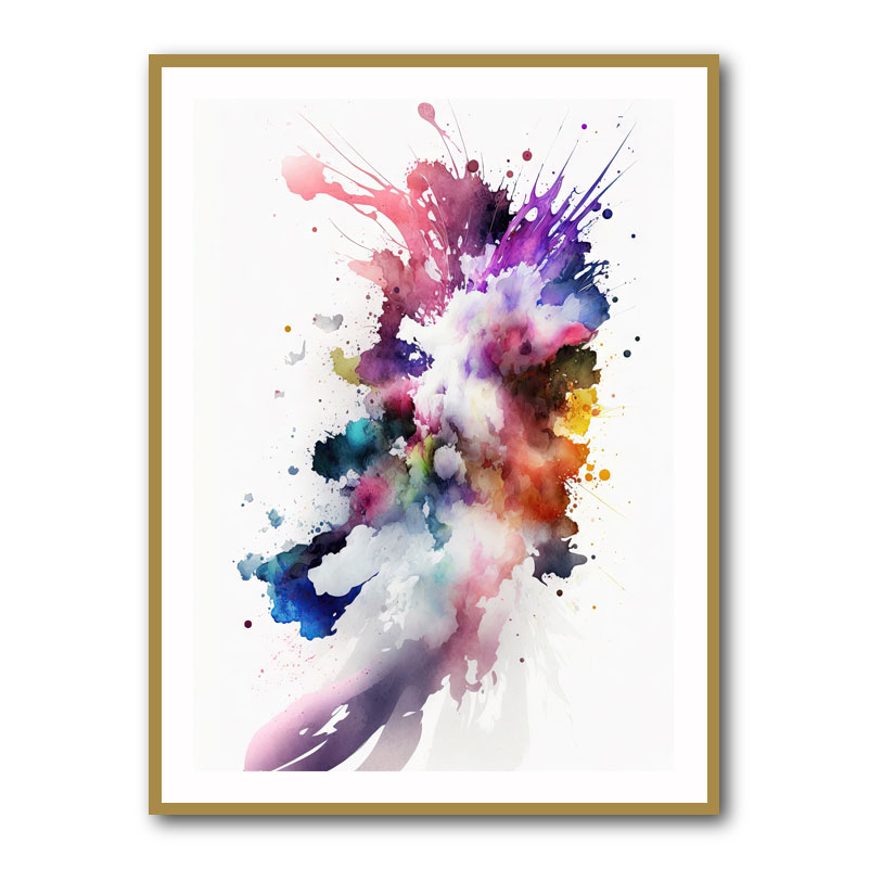 Ink Splash Abstract 29 Wall Art