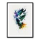 Ink Splash Abstract 47 Wall Art