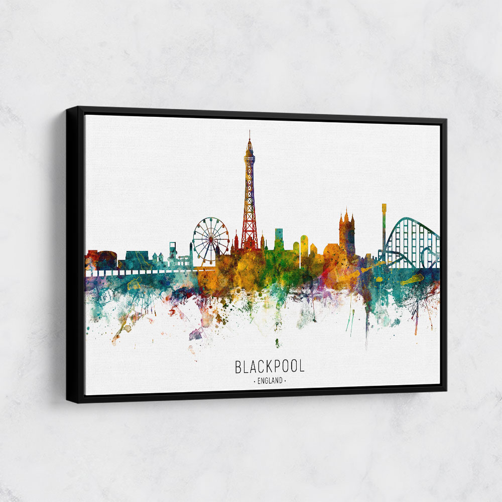 Blackpool England Skyline