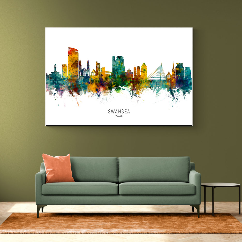 Swansea Wales Skyline