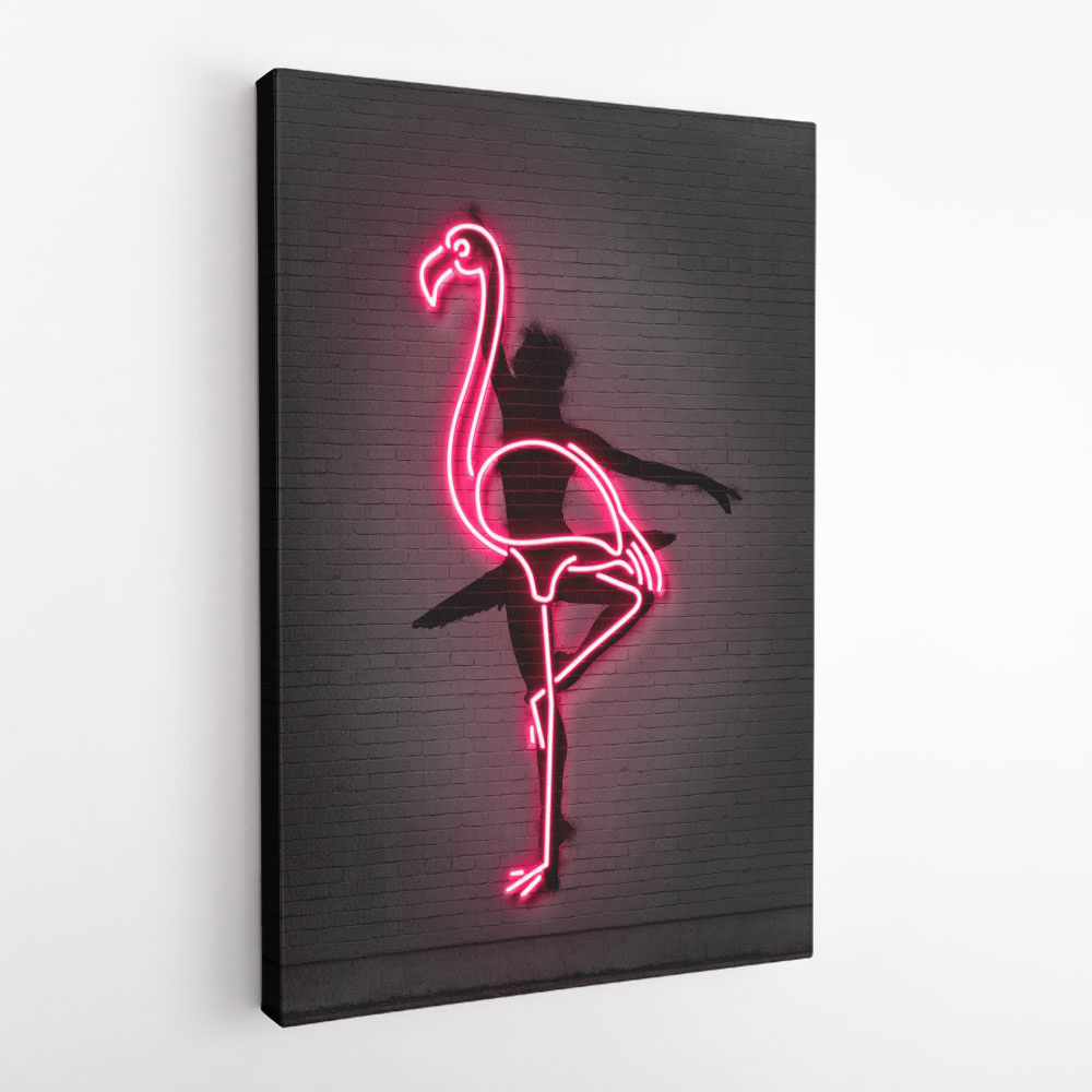 Ballerina Flamingo Neon
