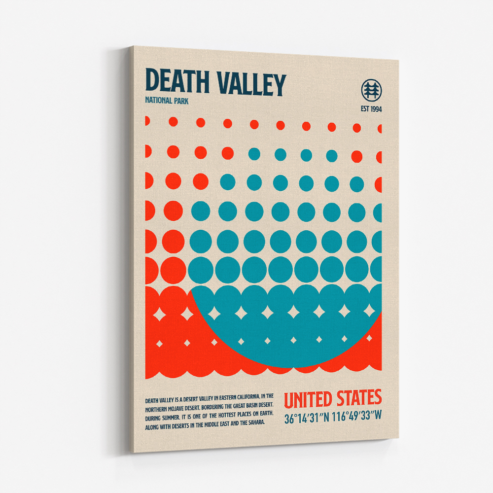 Death Valley National Park Travel Poster