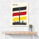 Berlin Retro Travel Print
