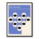 Blue Monday Abstract Retro