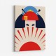 Geisha Girl Retro Minimalist Design