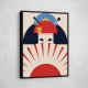 Geisha Girl Retro Minimalist Design
