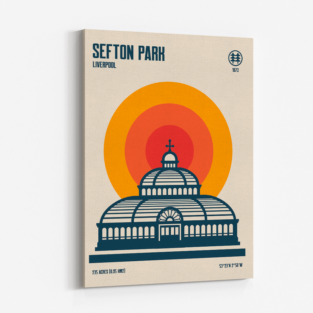 Sefton Park Palm House Travel Print