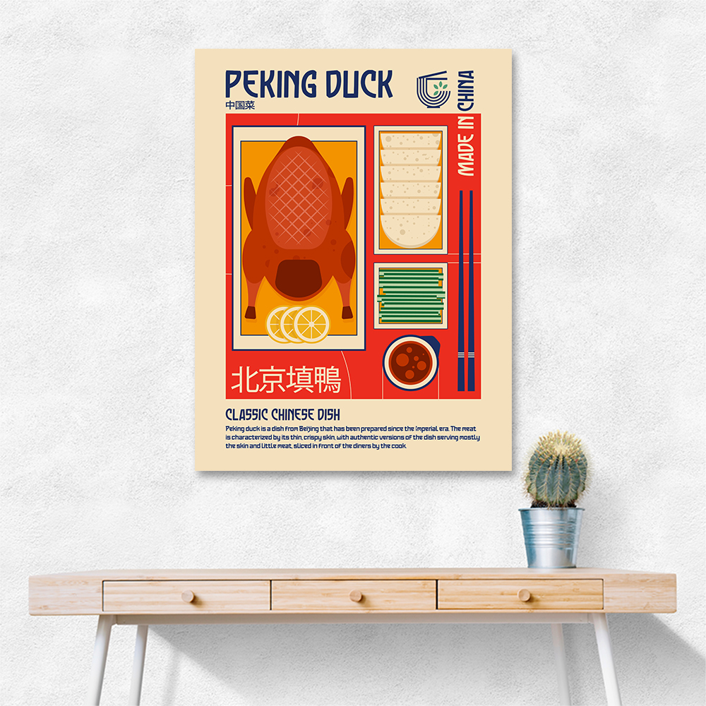 Peking Duck Japanese Food Print