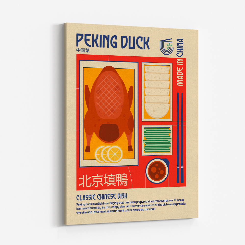 Peking Duck Japanese Food Print
