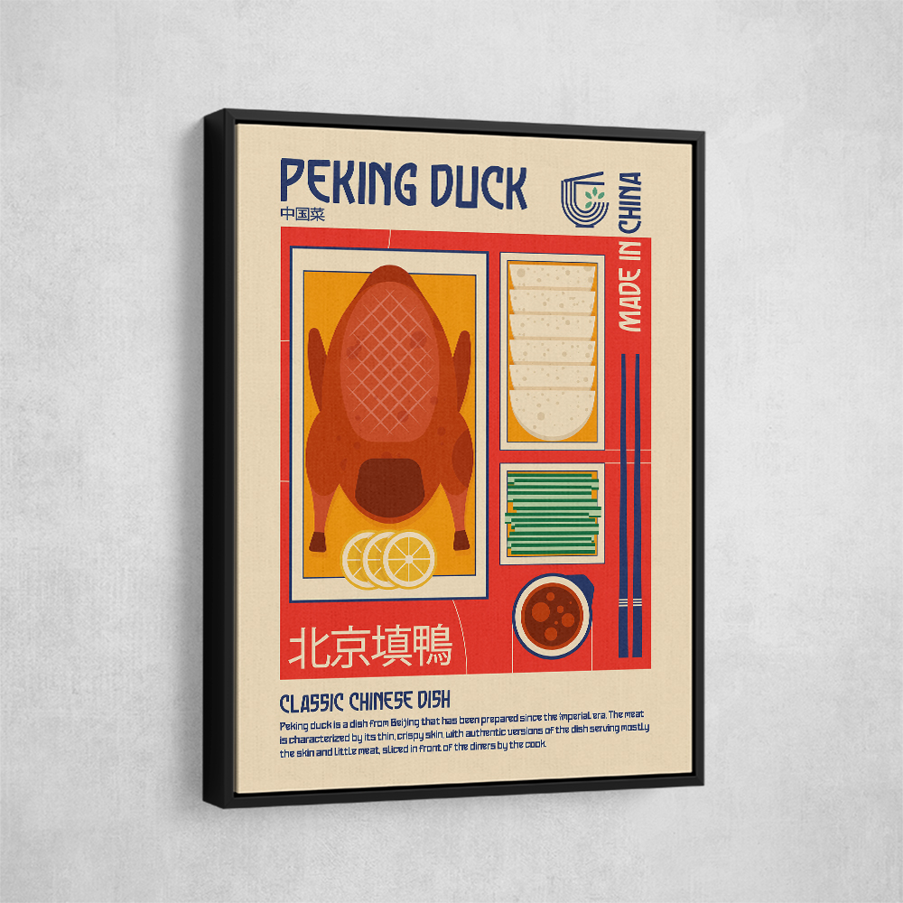 Peking Duck Japanese Food Print