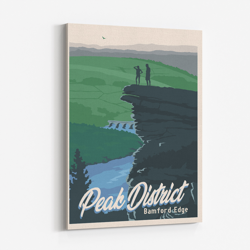 Peak District National Park Travel Print