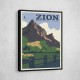Zion National Park Travel Print