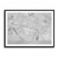 Gray Map of Kiev Downtown