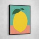 Lemon With Two Leaves