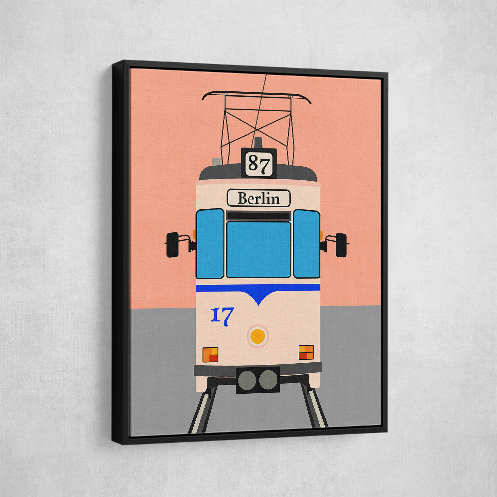 Berlin Tram Wall Art