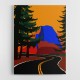 Clacier Road With Half Dome Wall Art