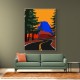 Clacier Road With Half Dome Wall Art