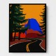 Clacier Road With Half Dome Wall Art